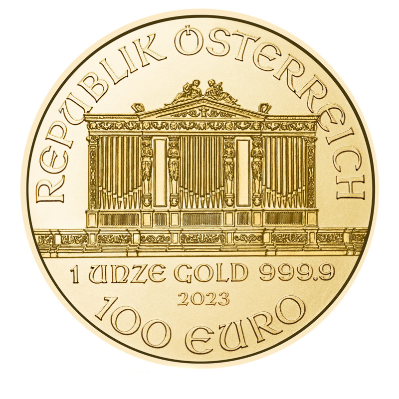 Zlatá mince 1 Oz Wiener Philharmoniker 2023