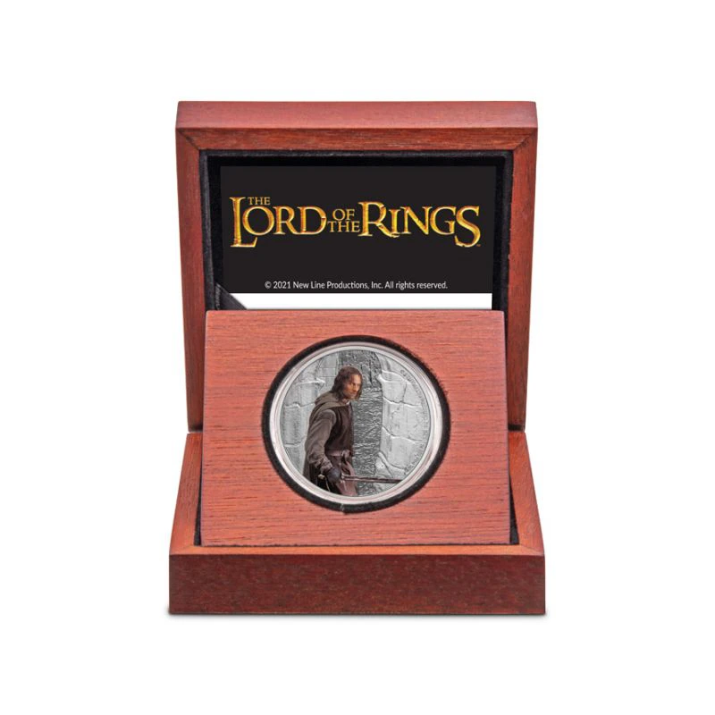 Stříbrná mince 1 Oz The Lord of the Rings Aragorn 2021