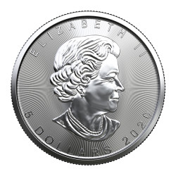 Stříbrná mince 1 Oz Maple Leaf 2020