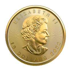 Zlatá mince 1/4 Oz Maple Leaf 2022