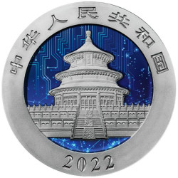 Stříbrná mince 30 g China Panda Artificial Intelligence 2022