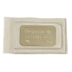 Platinový slitek 10g Degussa
