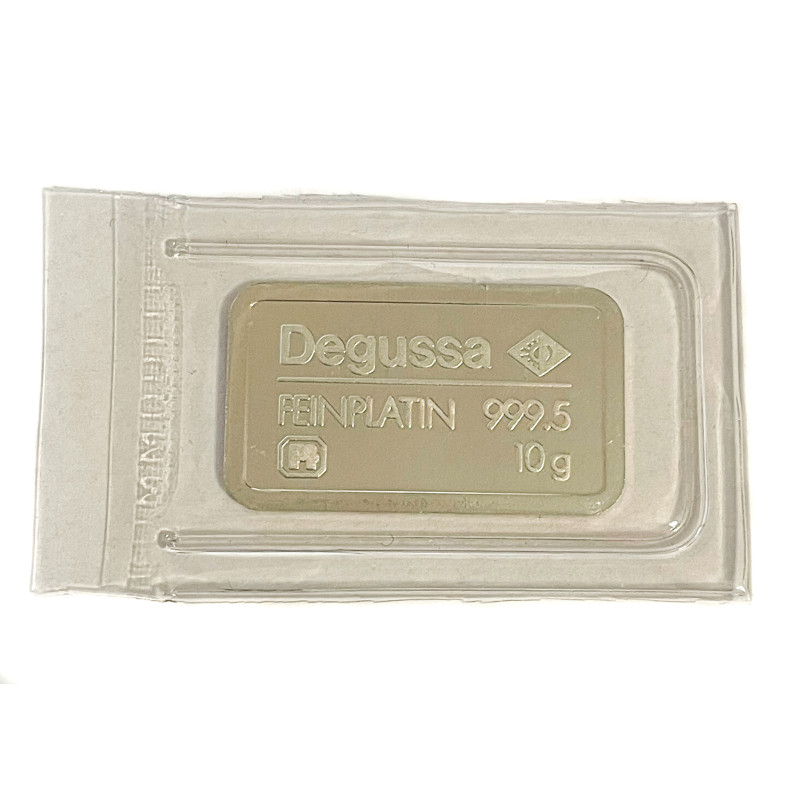 Platinový slitek 10g Degussa
