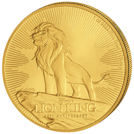 Zlatá mince 1 Oz Disney Lion King 2019
