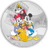 Stříbrná mince 3 Oz Mickey a přátelé Senzační šestka 2023