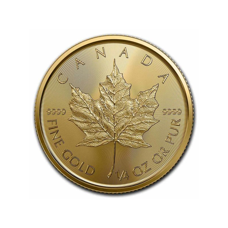 Zlatá mince 1/4 Oz Maple Leaf 2023