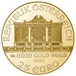Zlatá mince 1/4 Oz Wiener Philharmoniker 2023