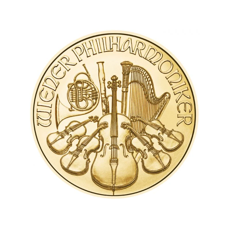 Zlatá mince 1/4 Oz Wiener Philharmoniker 2023