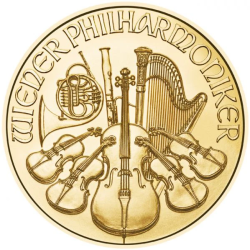 Zlatá mince 1/10 Oz Wiener Philharmoniker 2023
