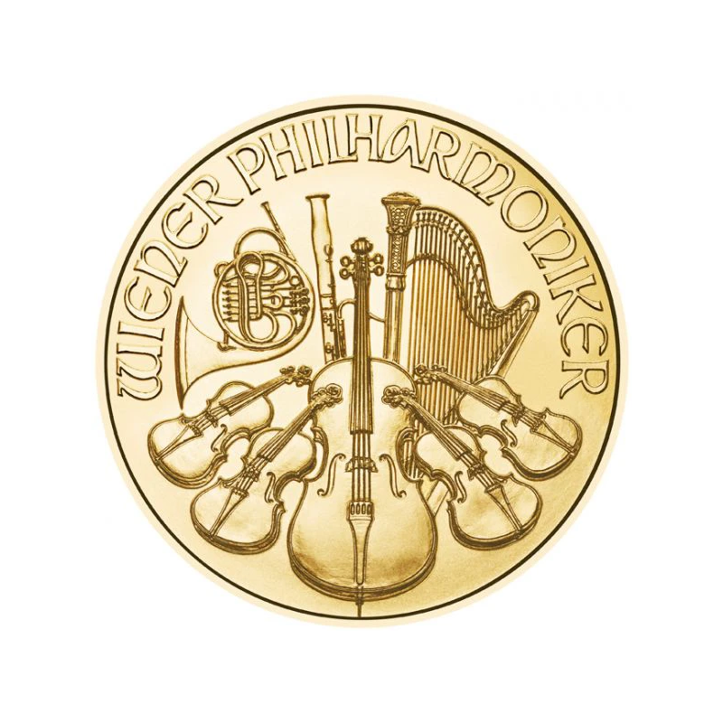 Zlatá mince 1/10 Oz Wiener Philharmoniker 2023