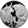 Stříbrná mince 1 Kg Býk a Medvěd 2023