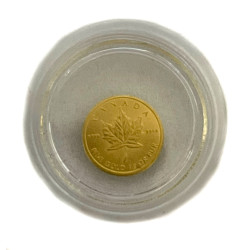 Zlatá mince 1 g Maple Leaf Maplegram