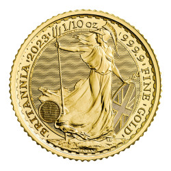 Zlatá mince 1/10 Oz Britannia 2023 Elizabeth