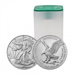 Tuba 20 x stříbrná mince 1 Oz American Eagle