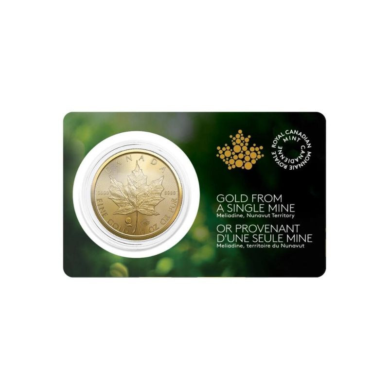 Zlatá mince 1 Oz Maple Leaf 2022 Single-Sourced Mine