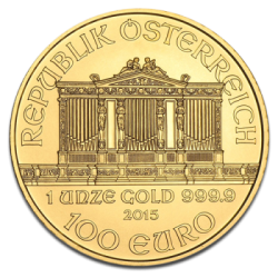 Zlatá mince 1 Oz Wiener Philharmoniker 2015