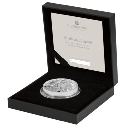 Stříbrná mince 2 Oz Mýty a legendy King Arthur 2023 (král Artuš) Proof