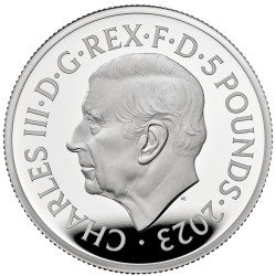 Stříbrná mince 2 Oz Mýty a legendy King Arthur 2023 (král Artuš) Proof