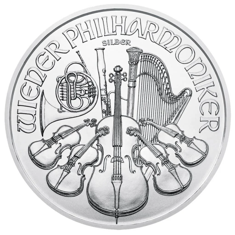 Stříbrná mince 1 Oz Wiener Philharmoniker 2019