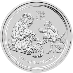 Stříbrná mince 1 Kg Lunar Series II Year of the Monkey 2016