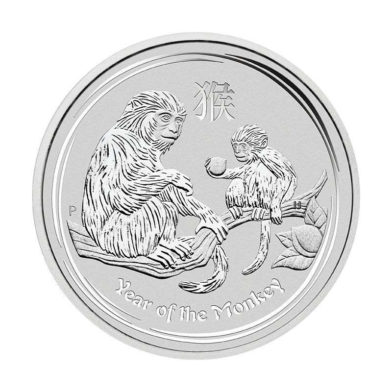 Stříbrná mince 1 Kg Lunar Series II Year of the Monkey 2016