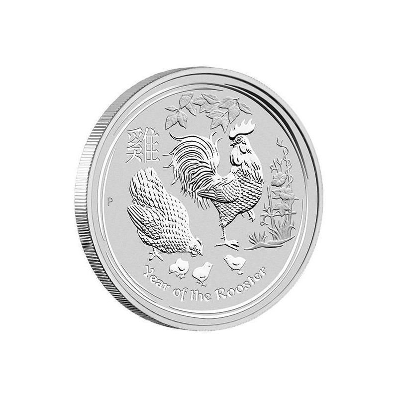 Stříbrná mince 1 Oz Lunar Series II Year of the Rooster 2017