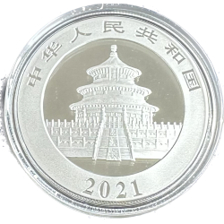 Stříbrná mince 30 g China Panda 2021