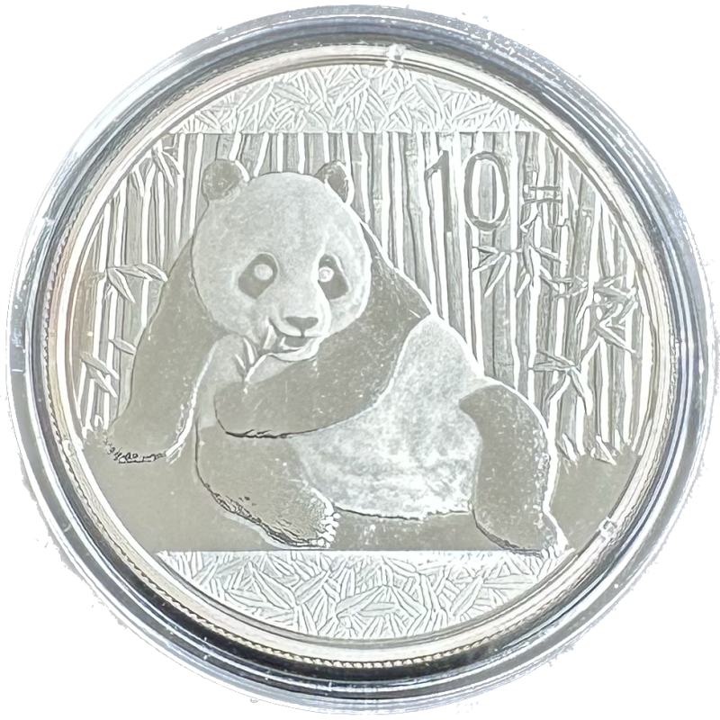 Stříbrná mince 1 Oz China Panda 2015