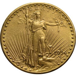 Zlatá mince 33,4 g St. Gauden’s Double Eagle 1914