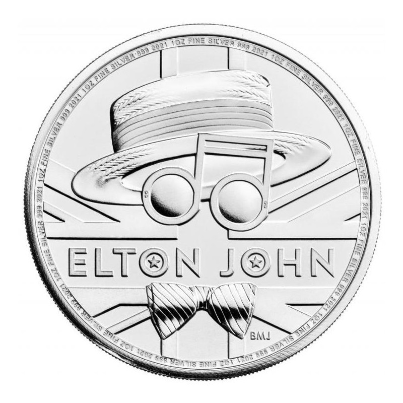 Stříbrná mince 1 Oz Elton John 2021
