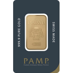 Zlatý slitek 1 Oz PAMP Black