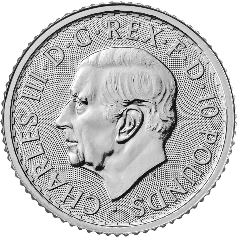 Platinová mince 1/10 Oz Britannia 2023 Charles