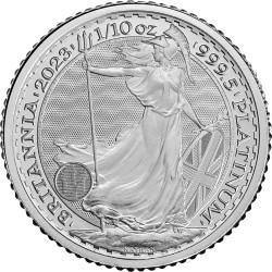 Platinová mince 1/10 Oz Britannia 2023 Charles