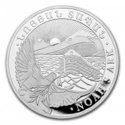 Stříbrná mince 5 Kg Archa Noemova