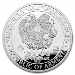 Stříbrná mince 5 Kg Archa Noemova