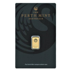 Zlatý slitek 1 g Perth Mint