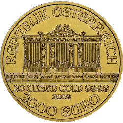 Zlatá mince 20 Oz Wiener Philharmoniker 2009