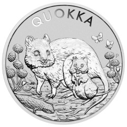 Stříbrná mince 1 Oz Australian Quokka 2021