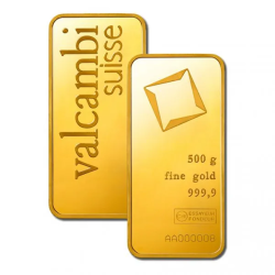 Zlatý slitek 500 g Valcambi...