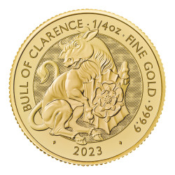Zlatá mince 1/4 Oz The Royal Tudor Beasts Bull of Clarence 2023