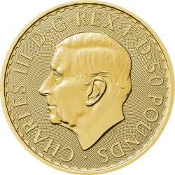 Zlatá mince 1/2 Oz Britannia 2023 Charles