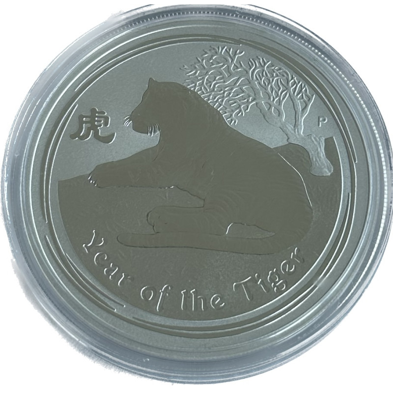 Stříbrná mince 1 Oz Lunar Series II Year of the Tiger 2010