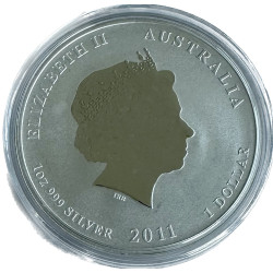 Stříbrná mince 1 Oz Lunar Series II Year of the Rabbit 2011