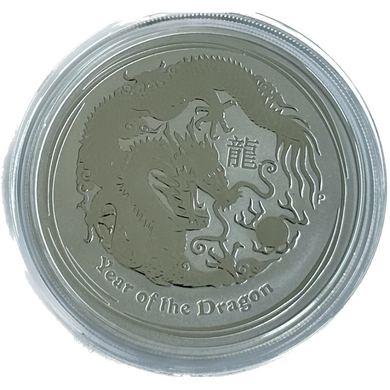 Stříbrná mince 1 Oz Lunar Series II Year of the Dragon 2012
