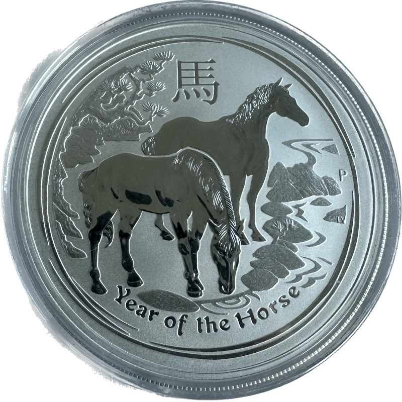 Stříbrná mince 1 Oz Lunar Series II Year of the Horse 2014