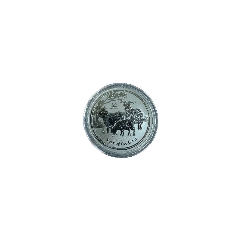 Stříbrná mince 1 Oz Lunar Series II Year of the Goat 2015
