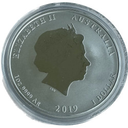 Stříbrná mince 1 Oz Lunar Series II Year of the Pig 2019