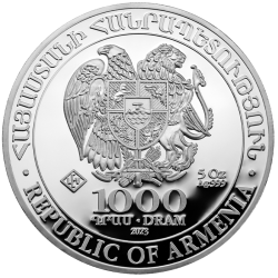 Stříbrná mince 5 Oz Archa Noemova 2023