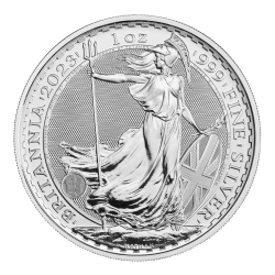 Stříbrná mince 1 Oz Britannia 2023 Korunovace King Charles III