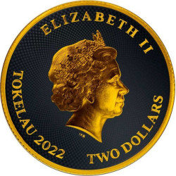 Stříbrná mince 1 Oz Hibernia 2022 Platinováno a Zlaceno